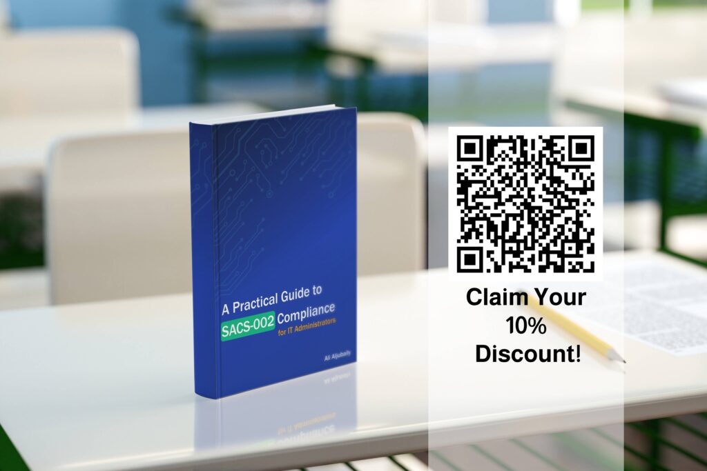 Book cover for A Practical Guide to SACS-002 Compliance by Ali Aljubaily